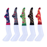 Colorful Socks - 8 Pairs Funny Colorful Dress Socks one Size 5-13 Men Socks Women Socks - Front View