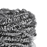 STAINLESS STEEL SCOURERS 6 PACK - Side View