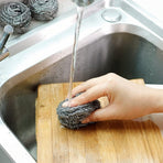 STAINLESS STEEL SCOURERS 6 PACK, image 5