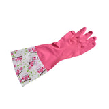 SPIFFY Deluxe Latex Household Cleaning Gloves - Side View