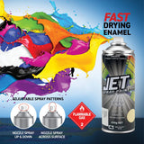 3PK 250g Spray Paint Can For Interior and Exterior 26 colours Fast Dry - Purple - Front View