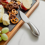 Clevinger Belmont 3 Piece Stainless Steel Cheese Knife Set - Top-Down View