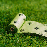 LIVINGTODAY 60 Biodegradable Unscented Pet Dog Poop Waste Bags - Side View