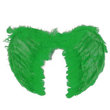 Large feather angel wings assorted colours - Blue