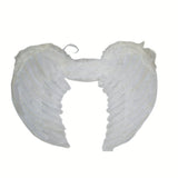 Large feather angel wings assorted colours - Blue - Close-Up Angle