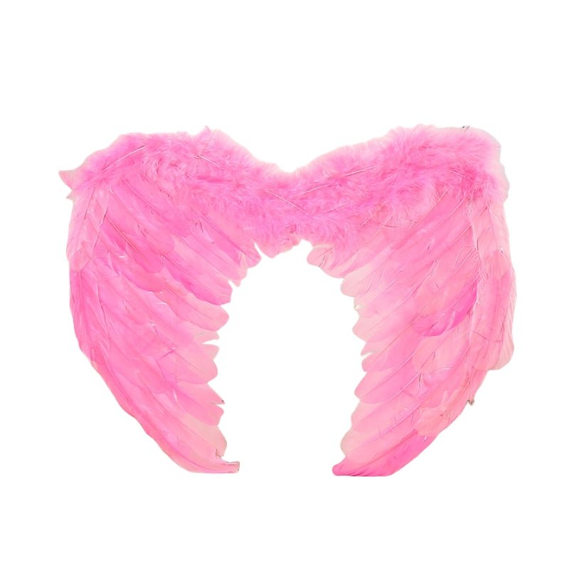Large feather angel wings assorted colours - Purple