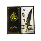 Harry Potter Vintage Feather Dip Pen Writing Set with ink Calligraphy Quill Pen Gifts - NAVY BLUE - Side View