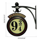 Vintage Wall Hanging Night Light Platform 9 ¾ Led Lamp - Side View