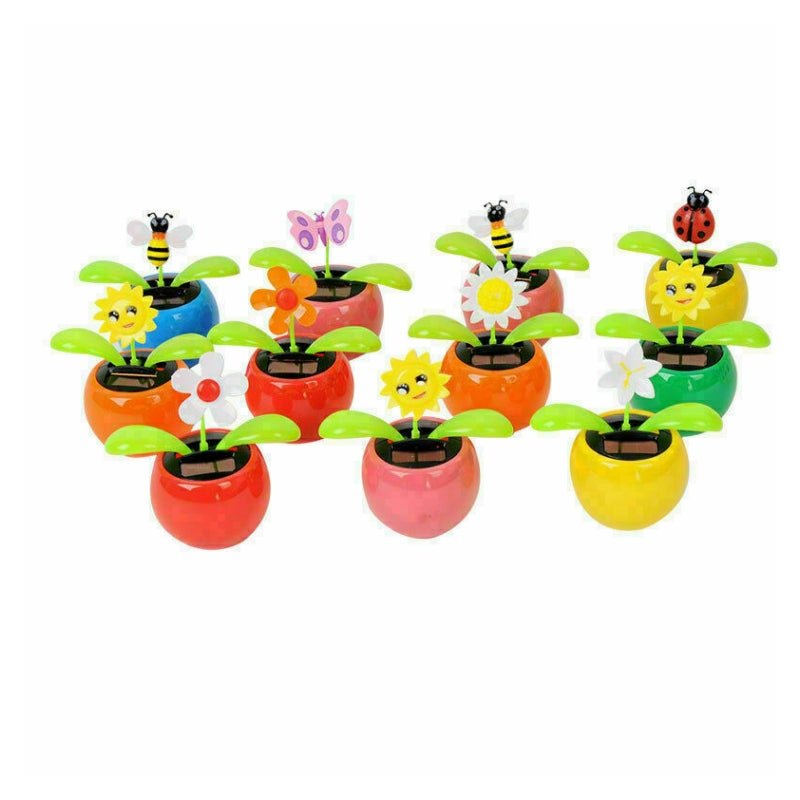4 x flip flap solar toys