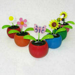 4 x flip flap solar toys