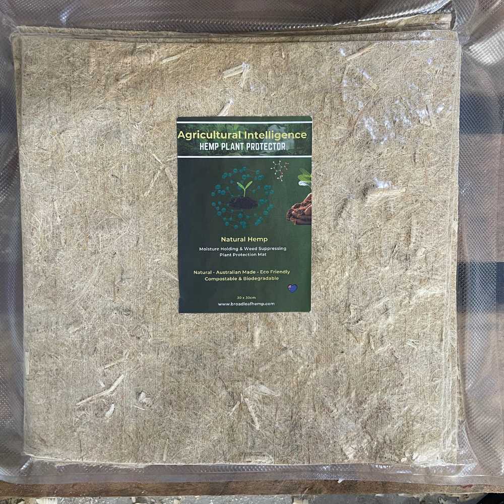 AGRICULTURAL INTELLIGENCE??Hemp Plant Protecting Weed Mat | 10 Pack