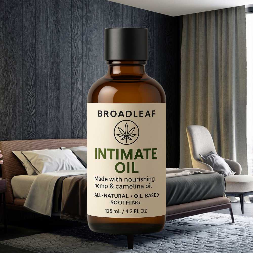 Broadleaf Hemp™ Intimate Oil – Hemp & Camelina + Rose Blend 50ml