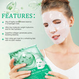 collagen Real Deep Facial Sheet Mask for Women Deep Moisturizing Overnight Sleeping - Front View