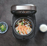 Joyoung Mini Rice Cooker 2L for 1-3 People LED Touch Panel FA-F20 AU Model - Side View