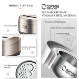 Hoper Layer 4L Electric Rice Cooker IH Heating Zero Coating Non-stick Technology - Top-Down View