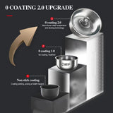 Hoper Layer 4L Electric Rice Cooker IH Heating Zero Coating Non-stick Technology - 45-Degree Angle