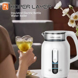 Hoper Layer Insulation Electric Kettle 1.5L 1500W Water Boiler K15-G1 - Front View