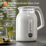 Hoper Layer Insulation Electric Kettle 1.5L 1500W Water Boiler K15-G1 - Top-Down View