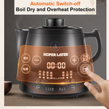 Hoper layer Multifunctional Kettle Smart Medicinal Pot AU Version SAA Approvals - Rear View