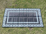 Alfresco 3m x 1.8m recycled poly mat - Side View
