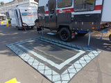 Alfresco 3m x 1.8m recycled poly mat - 45-Degree Angle