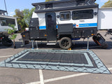 Alfresco 5m x 2.4m recycled mat - Side View