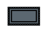 Alfresco 6m x 2.4m recycled poly mat - Front View