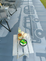 Caravan Camping 3m x 1.8m recycled mat - Rear View