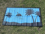 Coast 3m x 1.8m recycled poly mat - Top-Down View