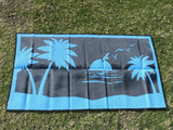 Coast 4m x 2.4m recycled mat - Top-Down View