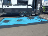Coast 6m x 2.4m recycled poly mat - Front View
