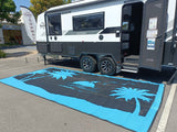 Coast 6m x 2.4m recycled poly mat - Top-Down View