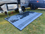 Country Grey 3m x 1.8m recycled mat - Rear View