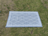 Diamond 1.8m x 1.8m recycled poly mat - Low Angle