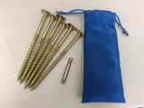 Mat Screw Kit (6 pack with bit) - Side View