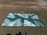 Tropical 3m x 1.8m recycled poly mat - Front View