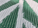 Tropical 3m x 1.8m recycled poly mat - 45-Degree Angle