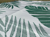 Tropical 3m x 1.8m recycled poly mat - Low Angle
