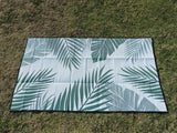 Tropical 6m x 2.4m recycled poly mat - Top-Down View