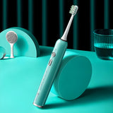 DR.BEI Little Flower Sonic Electric Toothbrush E5 (Green) - Side View