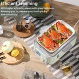 BUYDEEM Double Tier 10L Electric One Touch Digital Multifunctional Food Steamer - Rear View