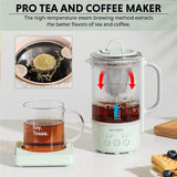 BUYDEEM Mini Multi-function Tea/Coffee Maker K32 600ml - Side View