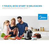 Midea 5.7L 12 Programs Pressure Cooker - 45-Degree Angle