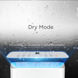 Midea 4.0KW 3in1 Portable Air Conditioner Dehumidifier with Cooling Drying and Sleeping Mode - Side View