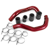 Fit Ford 03-07 6.0L V8 Powerstroke Diesel Turbo Intercooler Pipe and Boot Kit - Front View