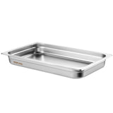 VEVOR 6 Pack Hotel Pans, Full Size Anti-Jam Steam Pan, 0.8mm Thick Stainless Steel Restaurant Steam Table Pan, 2.5-Inch Deep Commercial Table Pan, - Extra Image