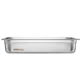VEVOR 6 Pack Hotel Pans, Full Size Anti-Jam Steam Pan, 0.8mm Thick Stainless Steel Restaurant Steam Table Pan, 4-Inch Deep Commercial Table Pan,