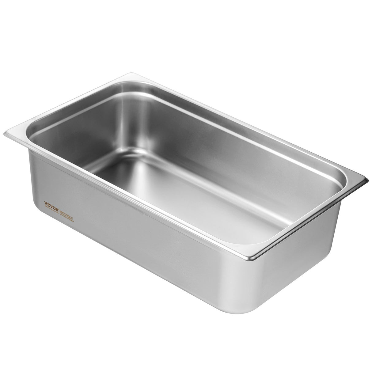 VEVOR 6 Pack Hotel Pans, Full Size Anti-Jam Steam Pan, 0.8mm Thick Stainless Steel Restaurant Steam Table Pan, 6-Inch Deep Commercial Table Pan,