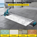 Manual Tile Cutter 1200mm Cutting Machine w/ Laser for Ceramic