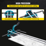 Manual Tile Cutter 1200mm Cutting Machine w/ Laser for Ceramic